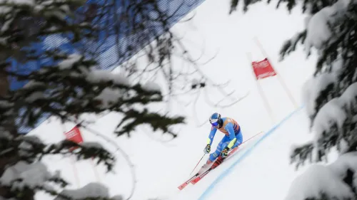 Amaro azzurro nella prima manche in Alta Badia, Vinatzer 18°: Neve facile, bisogna attaccare molto di più