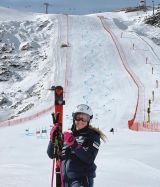 La Thuile al fianco di Giorgia Collomb per il debutto in CdM: 