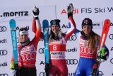 Huetter, Gut-Behrami e Goggia, sempre loro. Conny festeggia: 