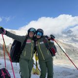 Lisa Nyberg torna sugli sci, le svedesi salutano Saas-Fee. Hector: "E' triste vedere il ghiacciaio così"
