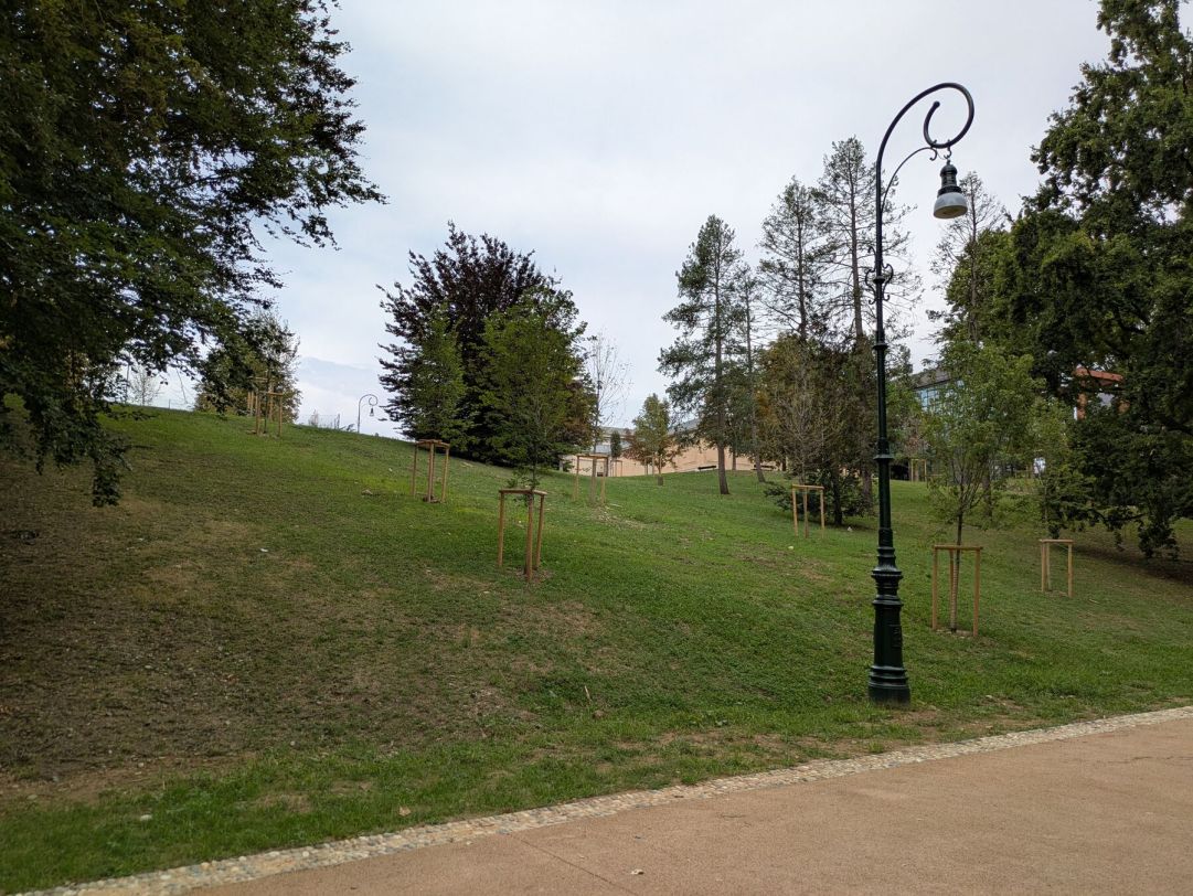 I pendii del Parco del Valentino