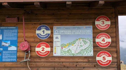 Pian di Sole, ricordo dello sci vista Lago Maggiore sulle alture di Verbania