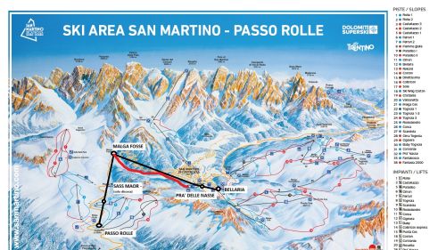 San martino rolle collegamento