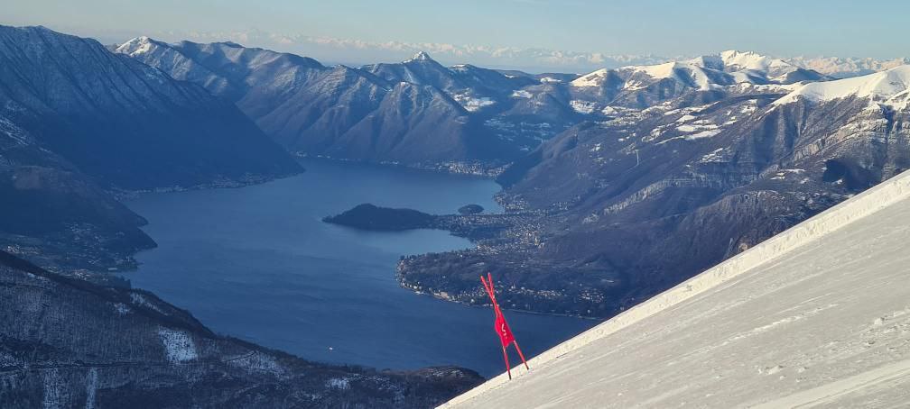 Piste con vista Lago di Como