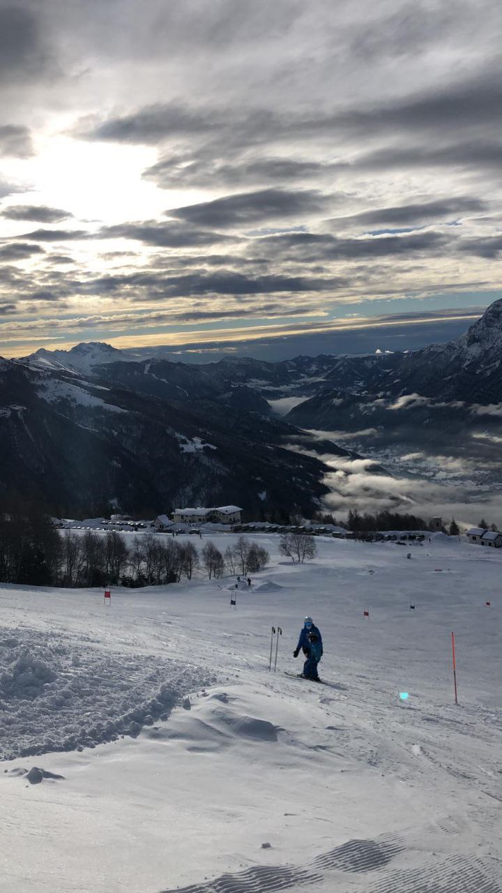 Sciare all'Alpe Giumello