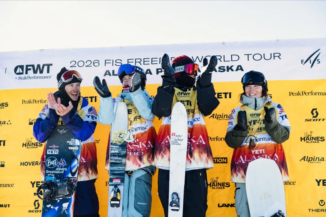 Il Freeride World Tour torna in Alaska dopo 8 anni: De Le Rue, Jones, Blanjean e Rafford vincono a Haines