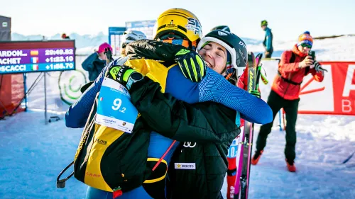 Un'altra medaglia per l'Italia ai Campionati Europei di scialpinismo. La coppia De Silvestro-Boscacci è d'argento