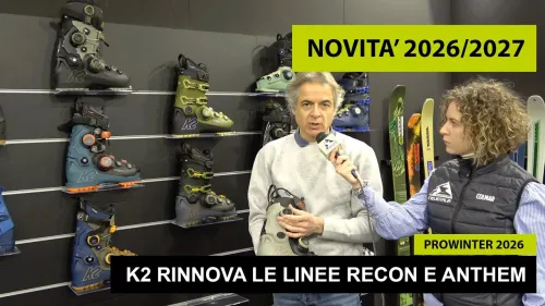 K2 presenta a Prowinter 2026 le rinnovate linee di scarponi Recon e Anthem