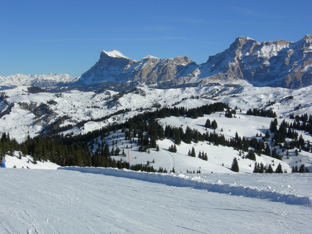 Panorama dal Monte Cherz 2095 m