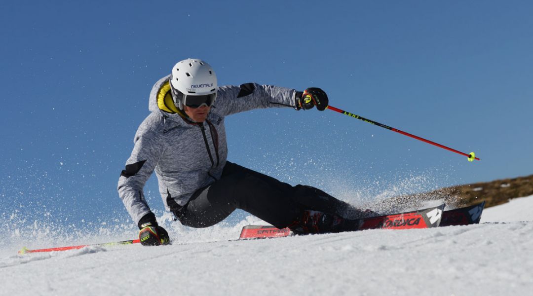 Stefano Belingheri al test di Nordica Dobermann Spitfire Pro (2018)