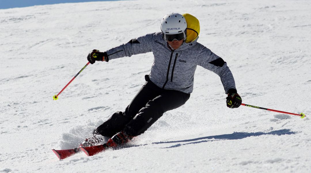 Stefano Belingheri al test di Atomic Redster TR (2018)