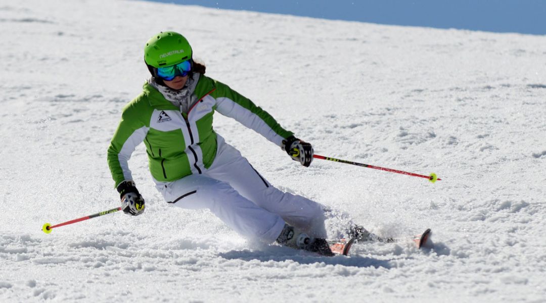 Isabel Anghilante al test di Dynastar Speed Zone 14 (2018)