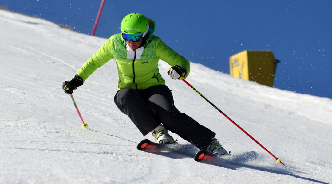 Giulia Gianesini al test di Dynastar Speed WC Master (2018)