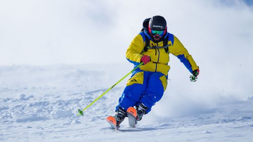 Andrea Bergamasco al test di Salomon xDr 88Ti (2019)