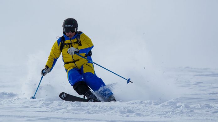 Marco Suppa al test di Volkl Kanjo (2019)