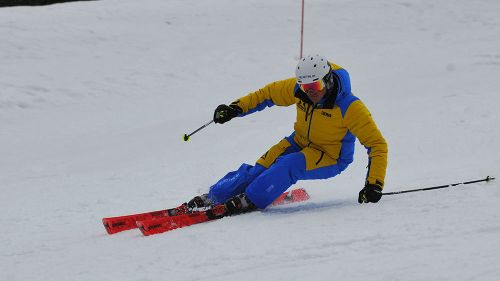 Stefano Belingheri al test di Atomic Redster TR (2019)