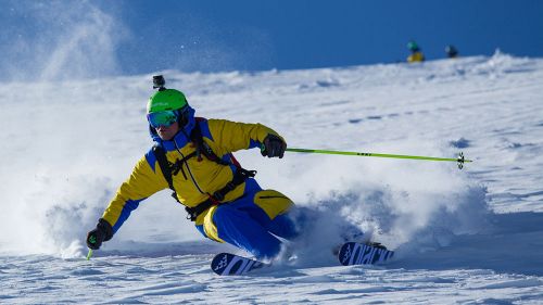 Federico Secchi al test di Blackcrows Corvus (2019)