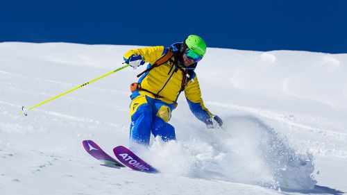 Alex Favaro al test di Atomic Bent Chetler 120 (2019)