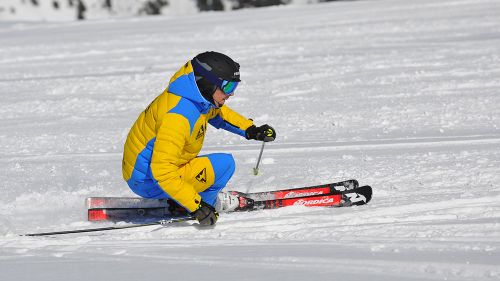 Riccardo Giacomel al test di Nordica Dobermann SLR RB FDT (2019)