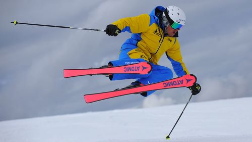 Stefano Belingheri al test di Atomic Redster S9 (2019)