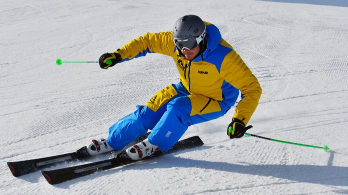 Riccardo Giacomel al test di Blizzard Quattro RS 70 (2020)
