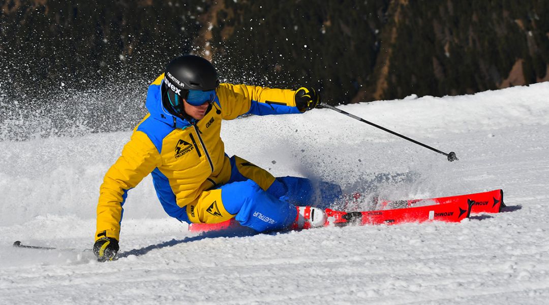 Giovanni Manfrini al test di Atomic Redster S9 FIS (2020)