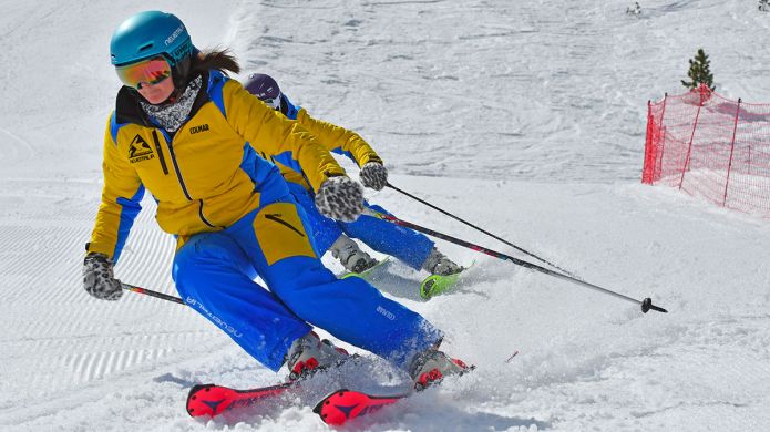 Isabel Anghilante al test di Atomic Redster S9 FIS (2020)