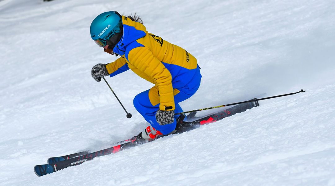 Francesca Rudisi al test di Rossignol React 8 Titanal (2020)