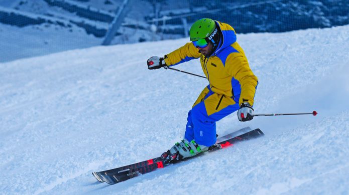 Stefano Casalino al test di Rossignol React 8 Titanal (2020)