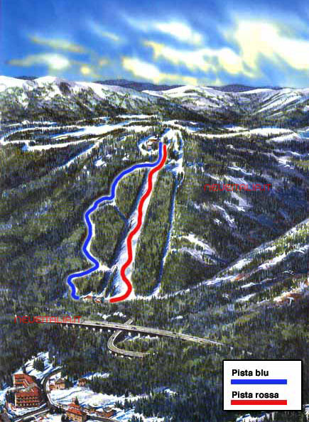 Cartina Piste e Impianti Camigliatello Silano