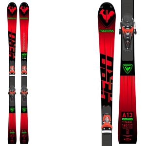 Prezzi Rossignol sci  hero athlete fis sl r22 con attacchi spx 15 hot red