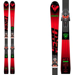 Prezzi Rossignol sci  hero athlete fis sl r22 con attacchi spx 12 hot red