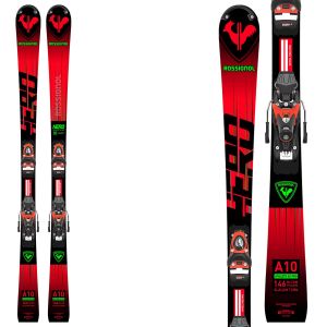 Prezzi Rossignol sci  hero athlete sl pro r21 pro con attacchi spx 10 hot red