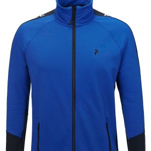 Prezzi Peak performance ride zip fleece jacket island blue