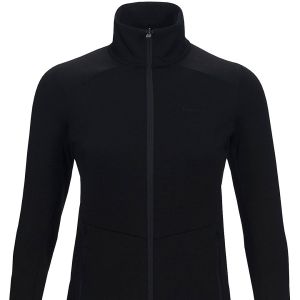 Prezzi Peak performance helo mid zip fleece jacket black