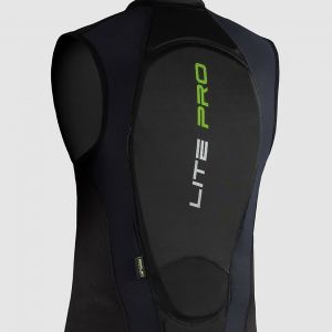 Prezzi Body glove lite pro back protector black / lime