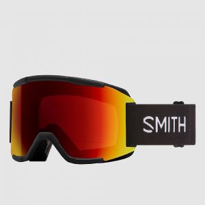 Prezzi Smith squad black+bonus lens goggle sun red mirror+yellow