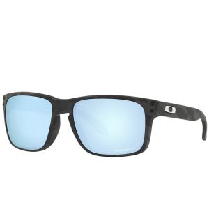 Prezzi Oakley holbrook matte black camo sunglasses prizm deep water polarize