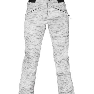 Prezzi Volcom battle stretch highwaist pants white tiger