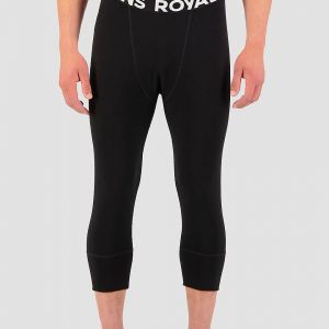 Prezzi Mons royale merino cascade flex 3/4 legging base layer b black