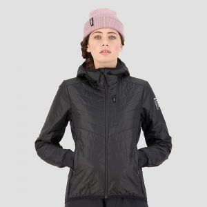 Prezzi Mons royale merino neve wool hood insulator jacket black