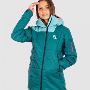 Prezzi Ortovox swisswool zinal insulator jacket pacific green