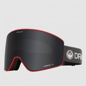 Prezzi Dragon pxv2 block red (+bonus lens) goggle dark smoke + rose