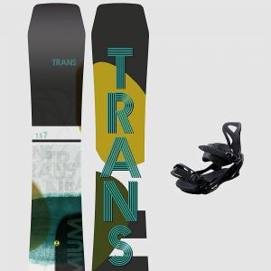 Prezzi Trans premium 162 + team pro l black 2023 snowboar curry