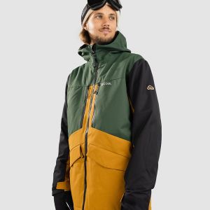 Prezzi Coal lutsen jacket bone brown / dark green