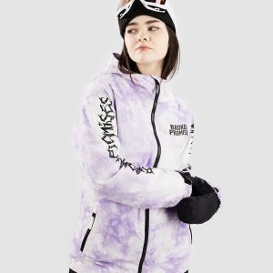 Prezzi Broken promises emotional wreck jacket lavender / white
