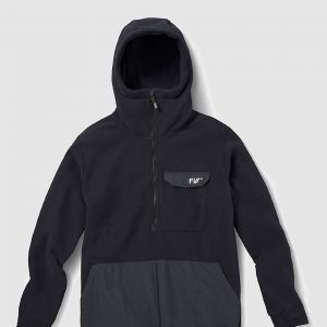 Prezzi Fw catalyst hoodie fleece pullover slate black