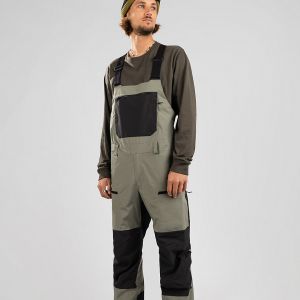 Prezzi Jones snowboards mountain surf bib pants herb green