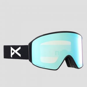 Prezzi Anon m4 cylindrical black +bonus lens goggle perceive variable blue