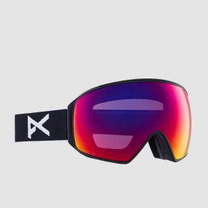 Prezzi Anon m4 toric black (+bonus lens) goggle perceive sun red